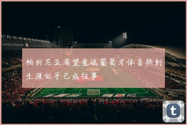 帕利尼亚渴望重返葡萄牙体育热刺生涯似乎已成往事
